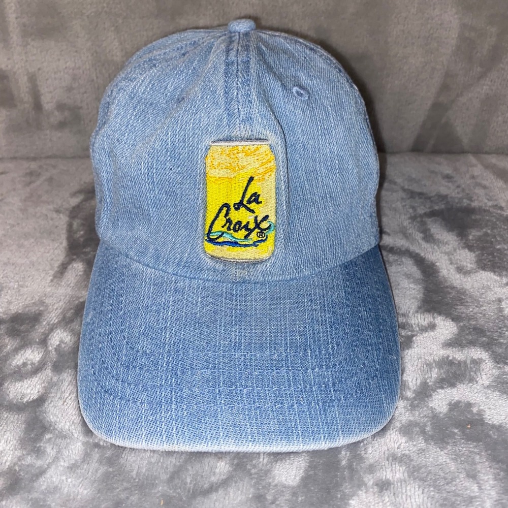 La Croix Embroidered Denim‎ Hat Cap #LiveLaCroix Adjustable Adult
